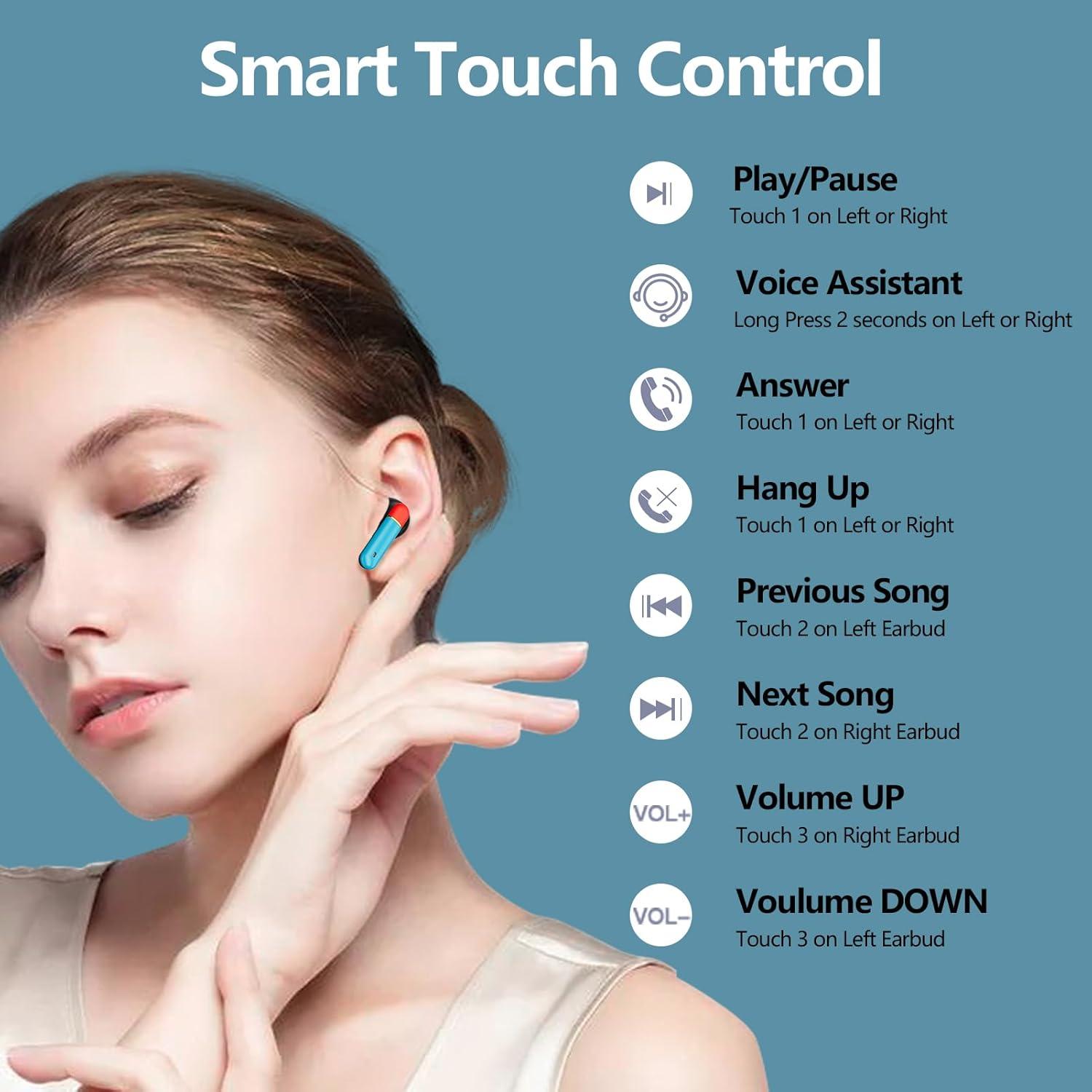 Auriculares Inalámbricos Bluetooth 5.0 FUN-FANTAs F2 Hi-Fi 150h