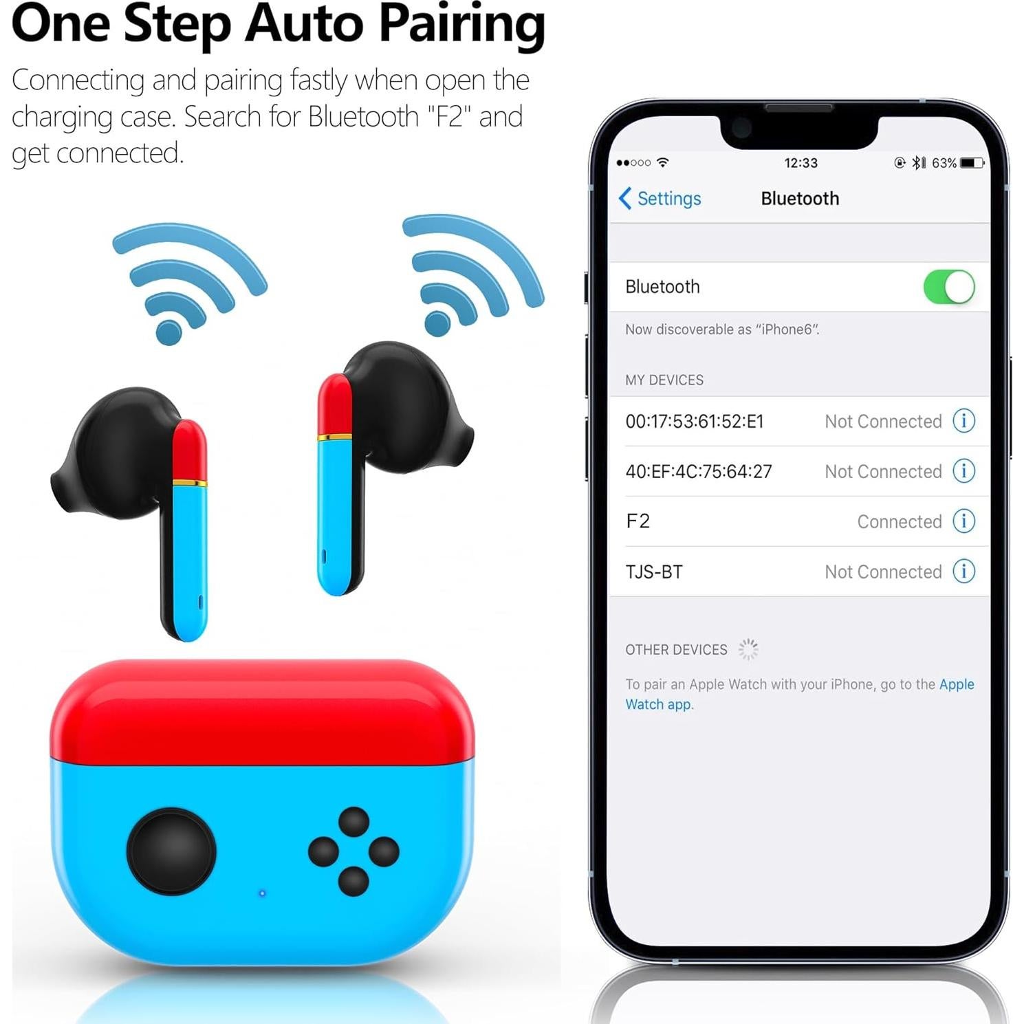 Auriculares Inalámbricos Bluetooth 5.0 FUN-FANTAs F2 Hi-Fi 150h