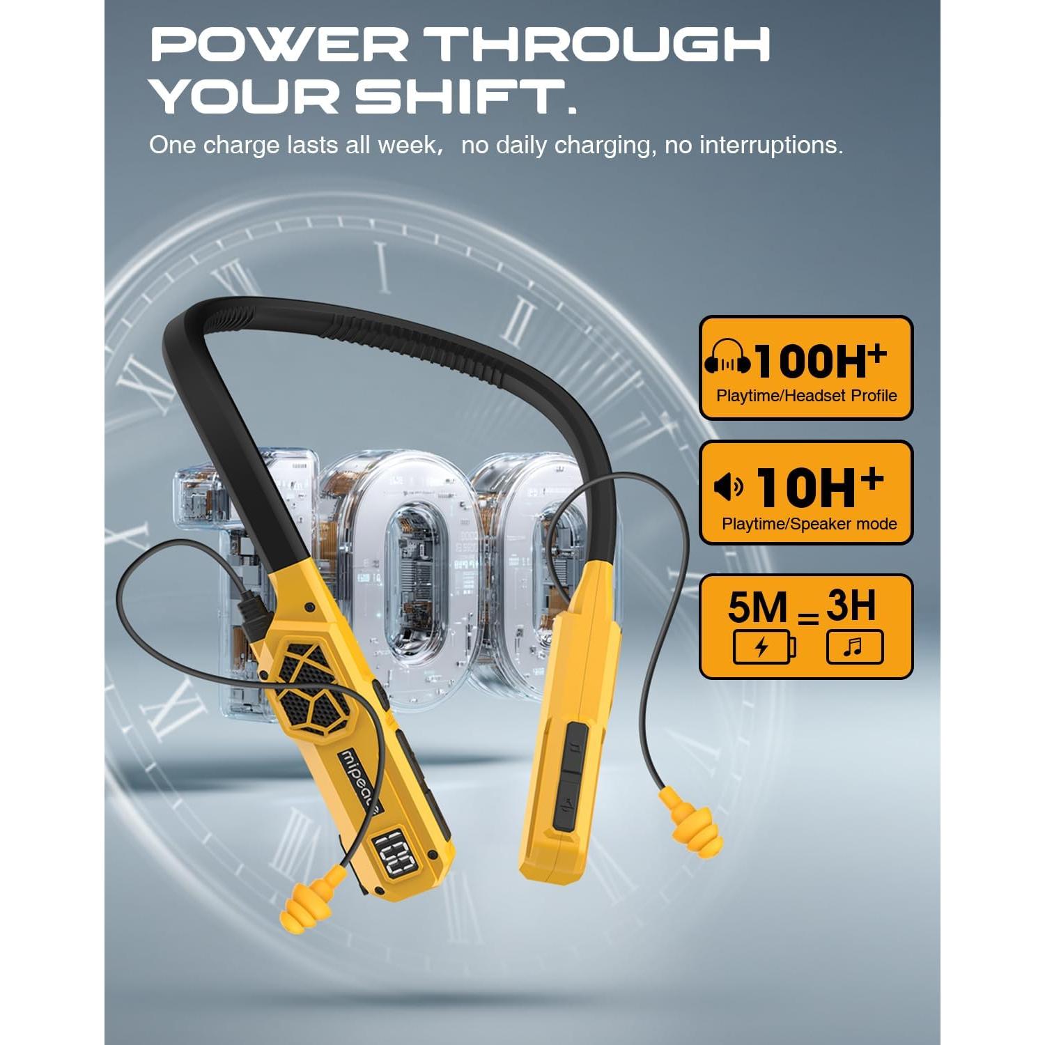 Auriculares Bluetooth MIPEACE MI09 con Banda para el Cuello