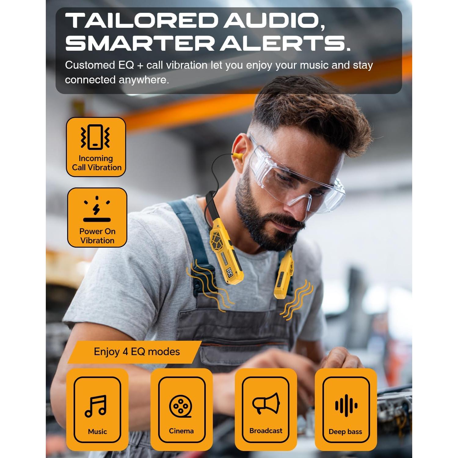 Auriculares Bluetooth MIPEACE MI09 con Banda para el Cuello