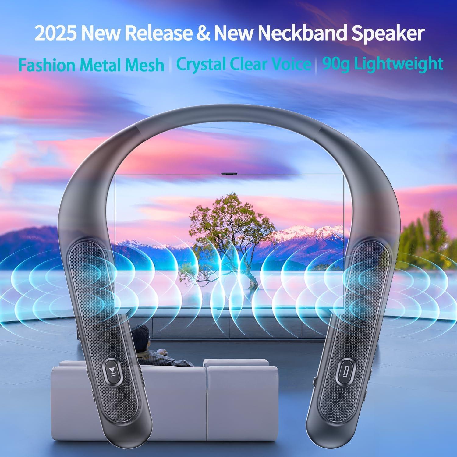 Altavoz Bluetooth de Cuello Dawsho BBH-939 15h Sonido 3D