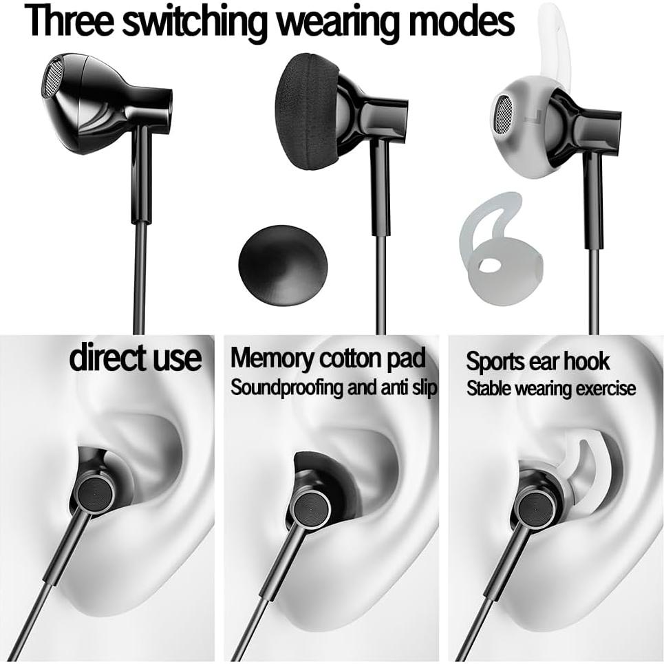 Auriculares Bluetooth Suyuzrey T250 In-ear con Banda Magnética