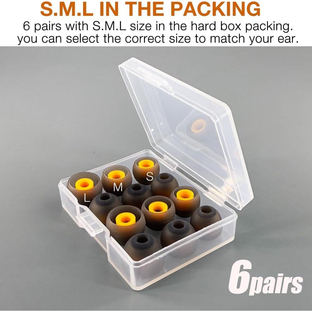 12 Puntas de Repuesto DEWALT para Auriculares Bluetooth ANC