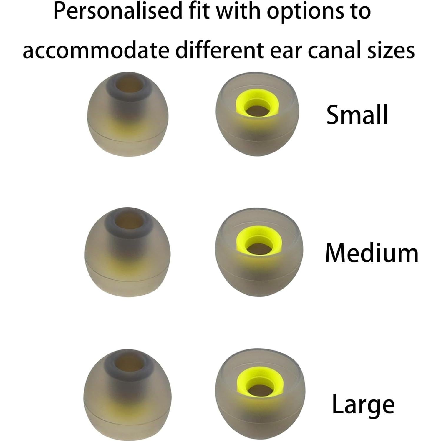 Puntas de Silicona para Auriculares Dewalt 2-en-1 Bluetooth S/M/L