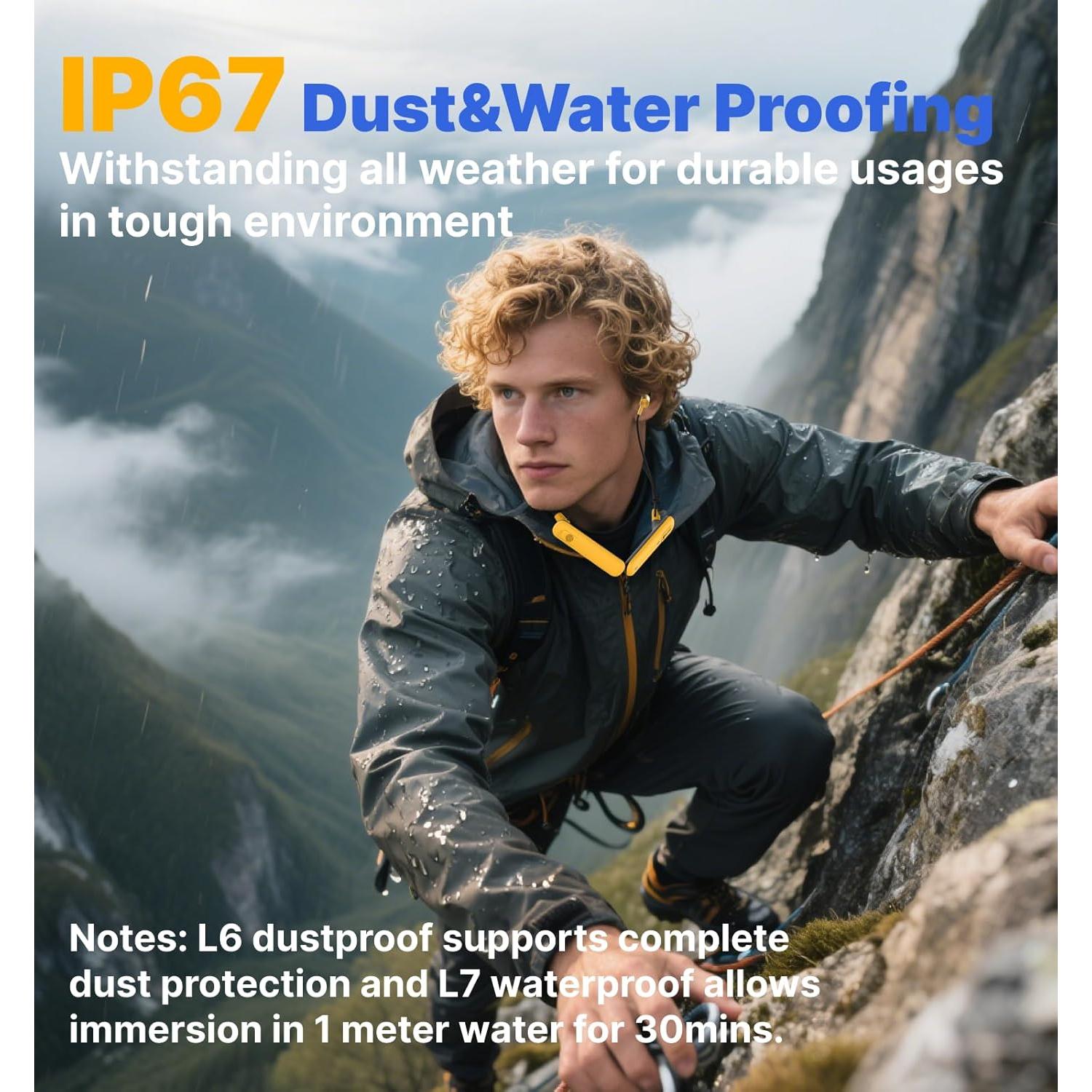 Auriculares de Cuello Hmusic H23 Bluetooth IPX7 80h Batería