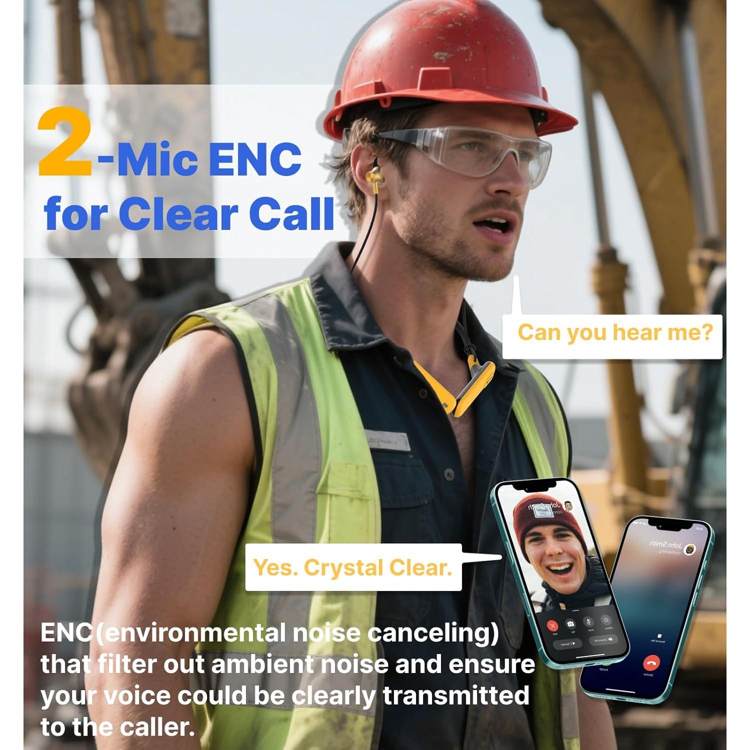 Auriculares de Cuello Hmusic H23 Bluetooth IPX7 80h Batería