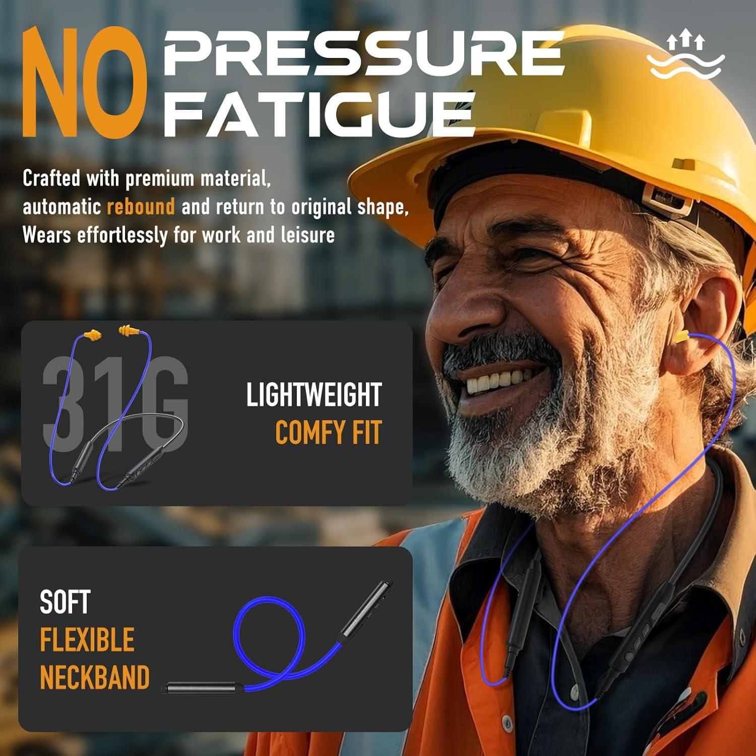 Auriculares Bluetooth MIPEACE con Reducción de Ruido 29dB