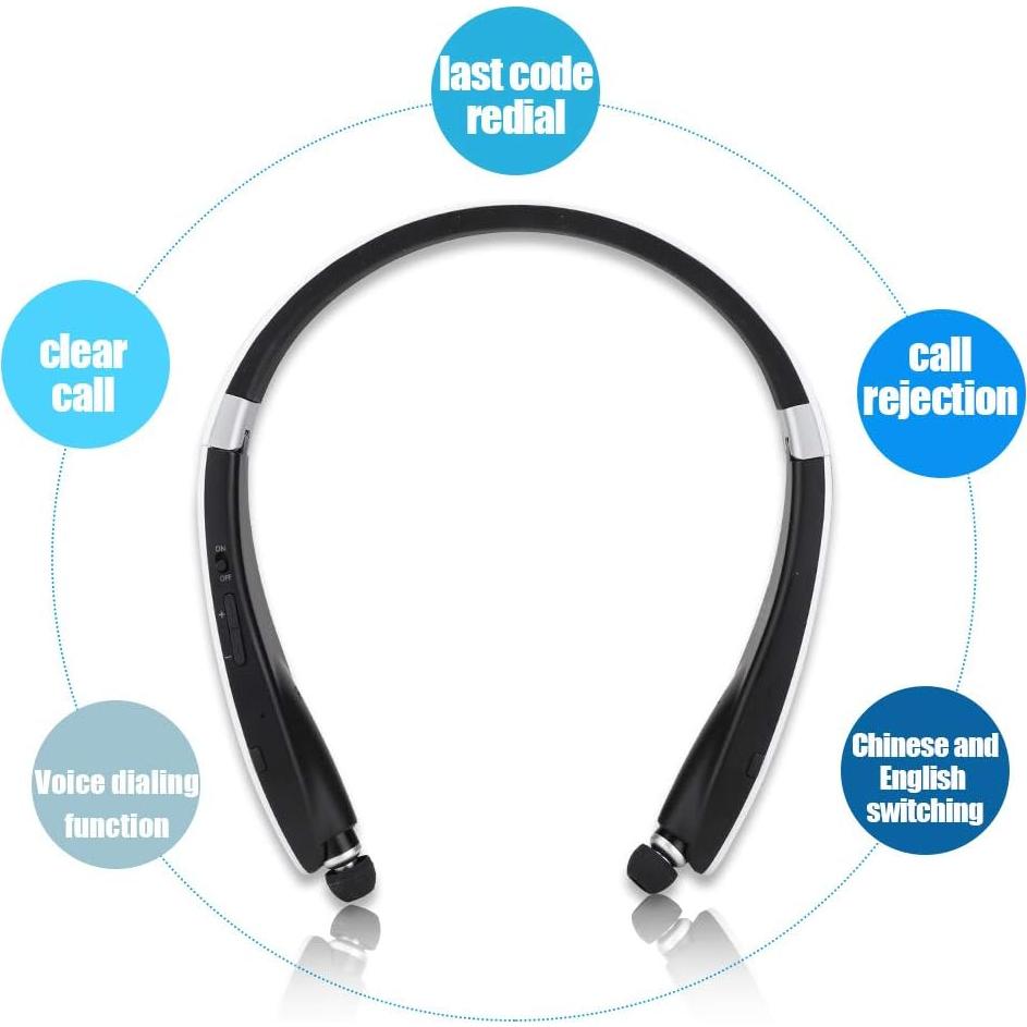 Auriculares Bluetooth PenRux SX-991 Plegables con Cancelación de Ruido