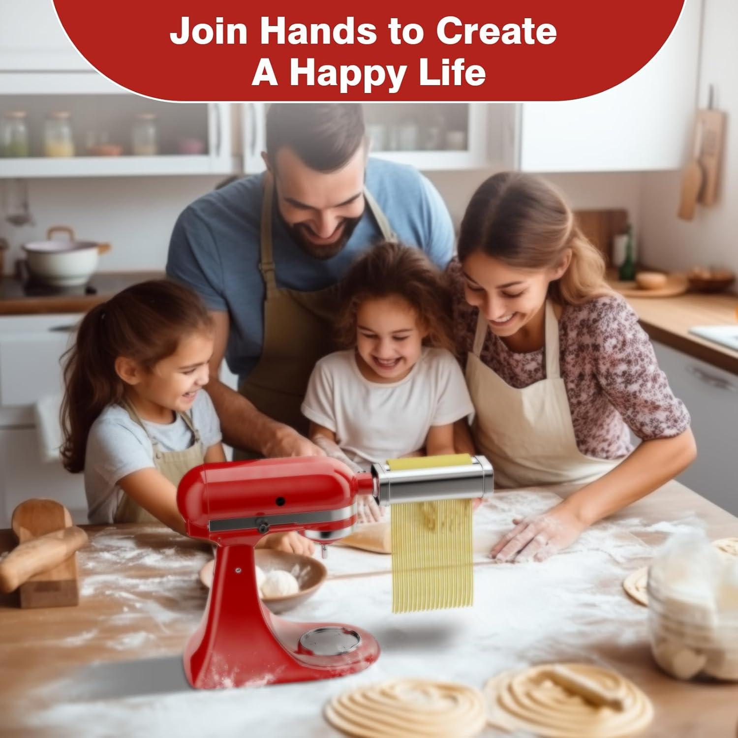 Accesorio de Pasta KERUYUNLA para Batidora KitchenAid 3 Piezas