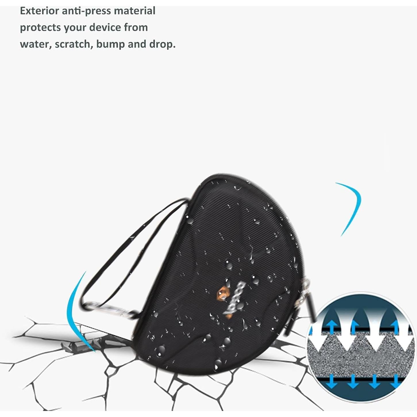 Funda Dura Portátil Aproca para Auriculares Sony ZX Series