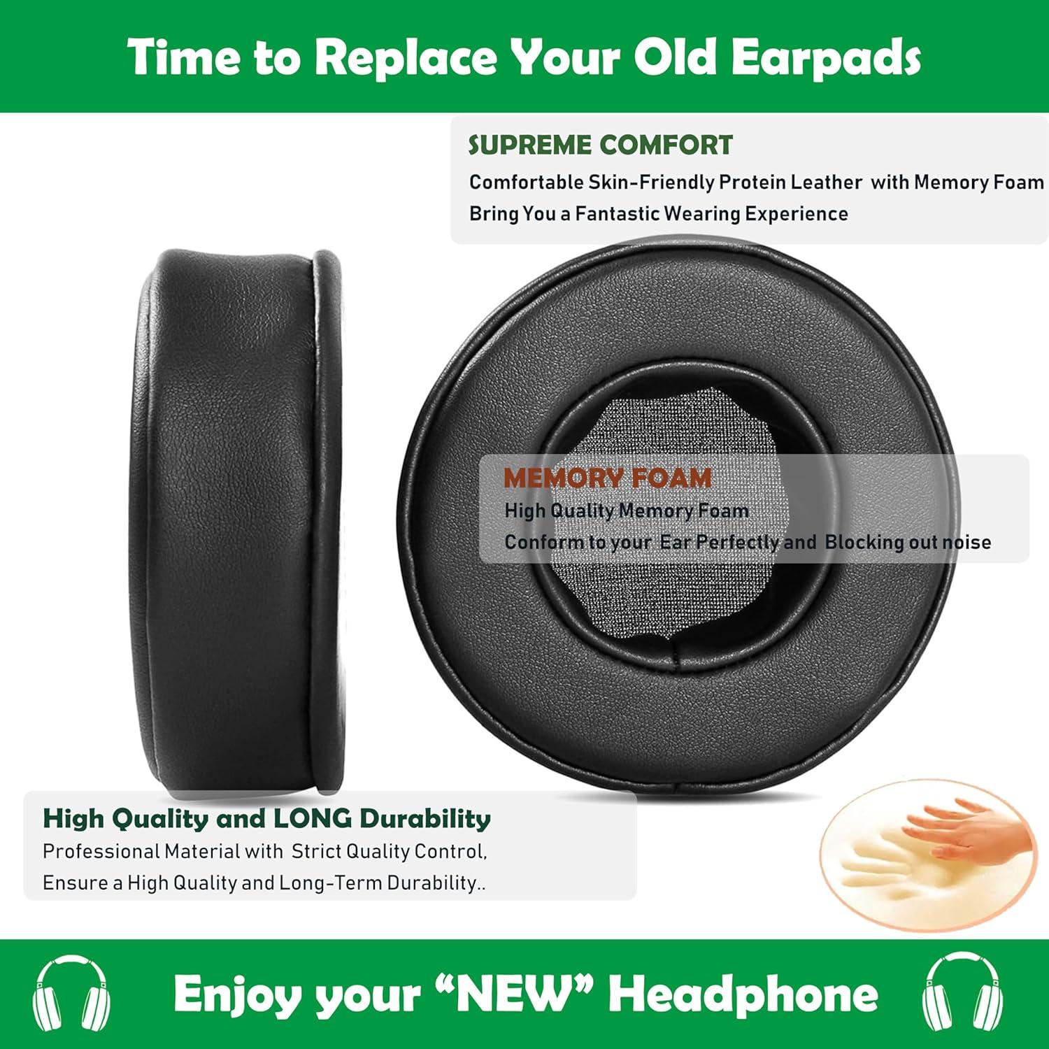 Cojines de oído ACCOUTA para auriculares Pioneer HDJ-X5 HDJ-X7 HDJ-X10