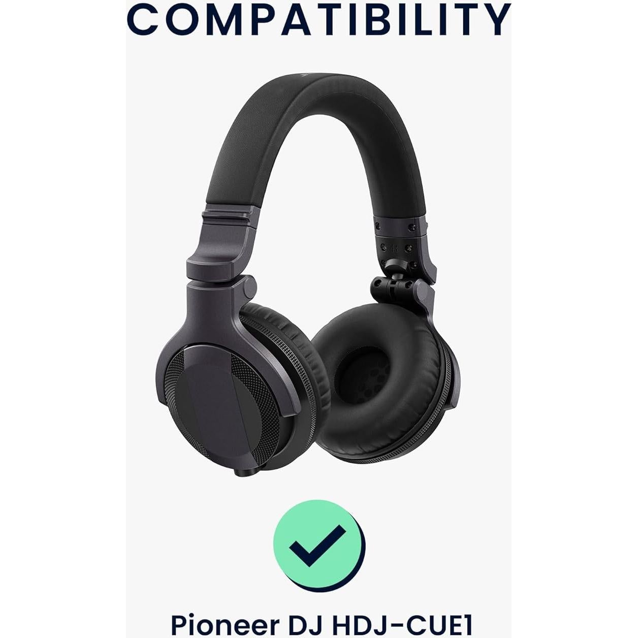 Almohadillas de Reemplazo kwmobile para Auriculares Pioneer DJ HDJ-CUE1