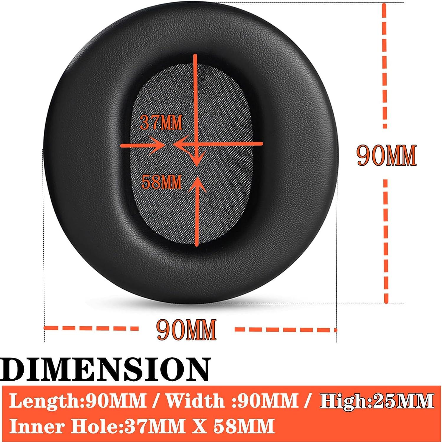 Almohadillas de Repuesto YunYiYi para Auriculares Pioneer DJ HDJ-X5, X7, X10