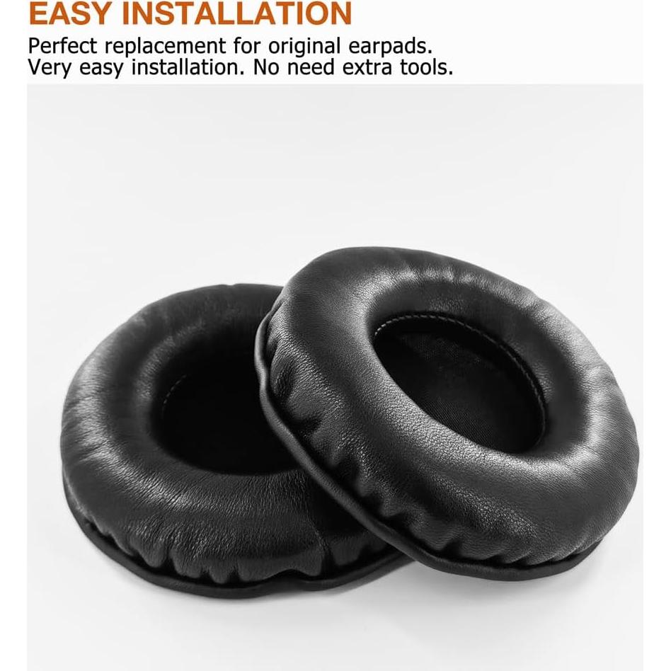 Almohadillas de Cuero Auténtico TENNMAK para Auriculares Pioneer HDJ-X5 HDJ-X7 HDJ-X10