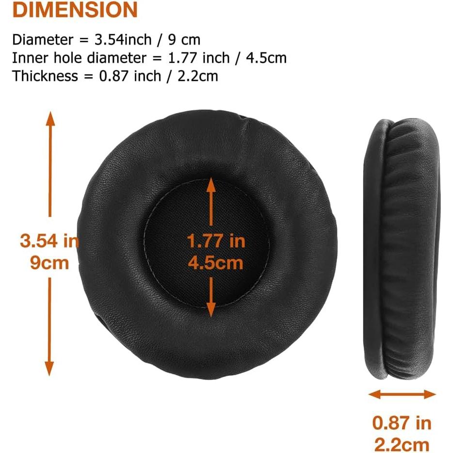 Almohadillas de Cuero Auténtico TENNMAK para Auriculares Pioneer HDJ-X5 HDJ-X7 HDJ-X10