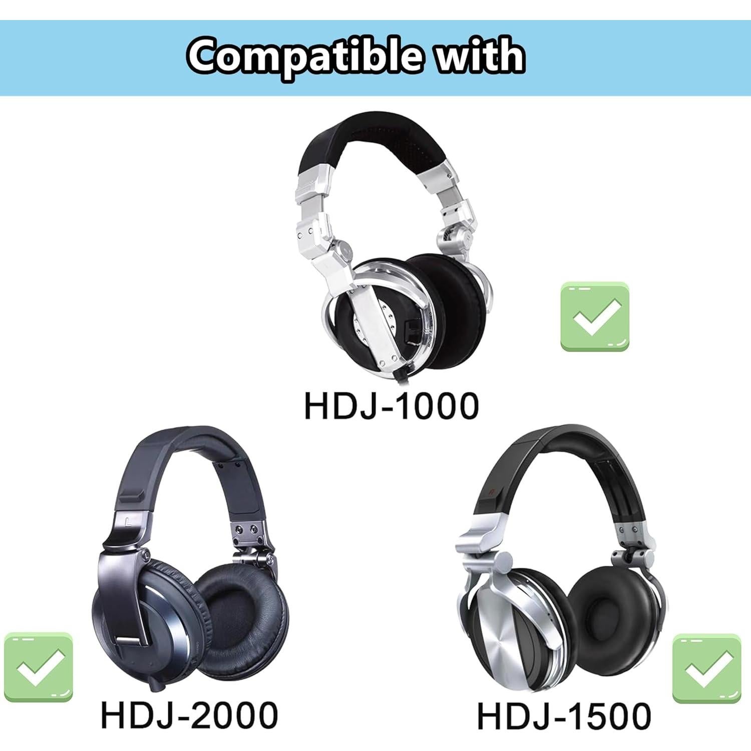 Almohadillas de Tela de Malla TaiZiChangQin para Auriculares DJ