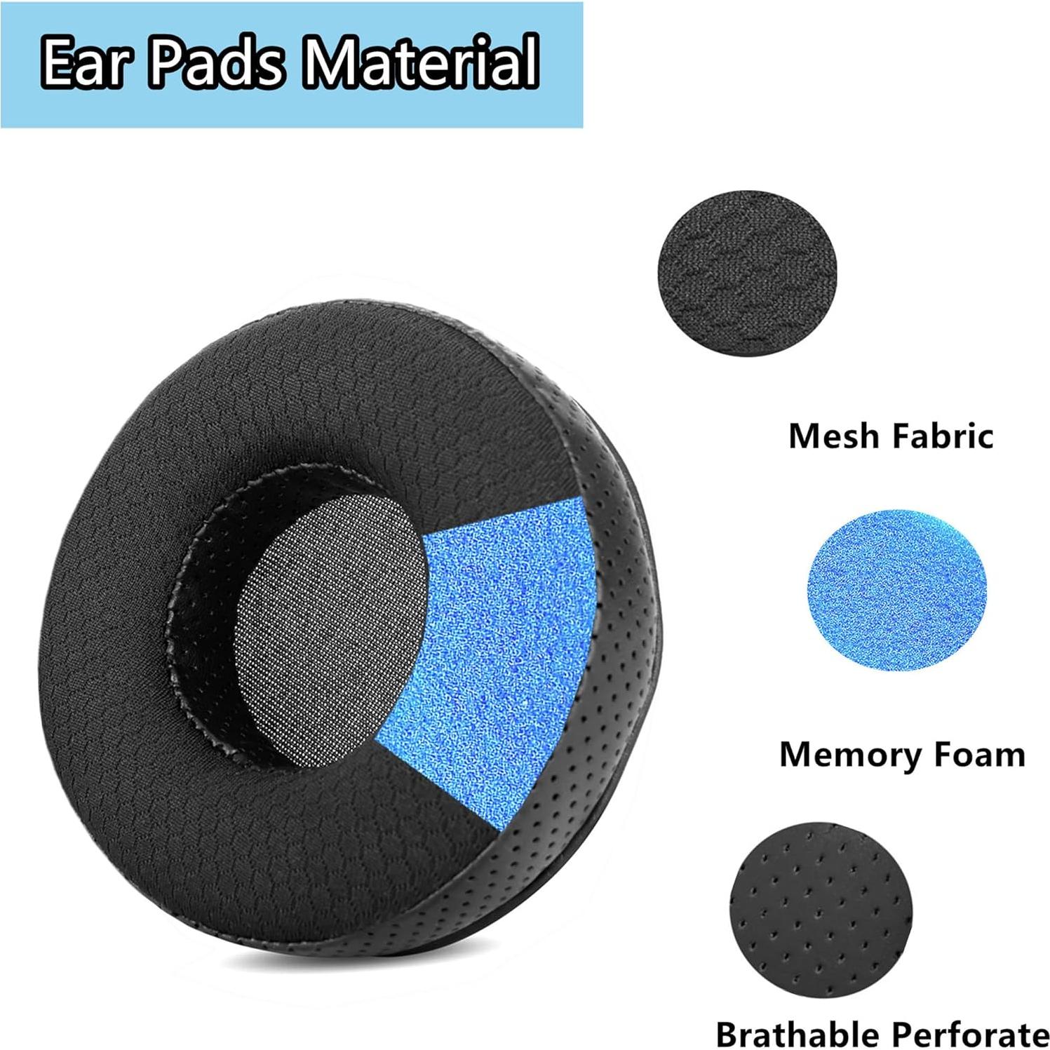 Almohadillas de Tela de Malla TaiZiChangQin para Auriculares DJ