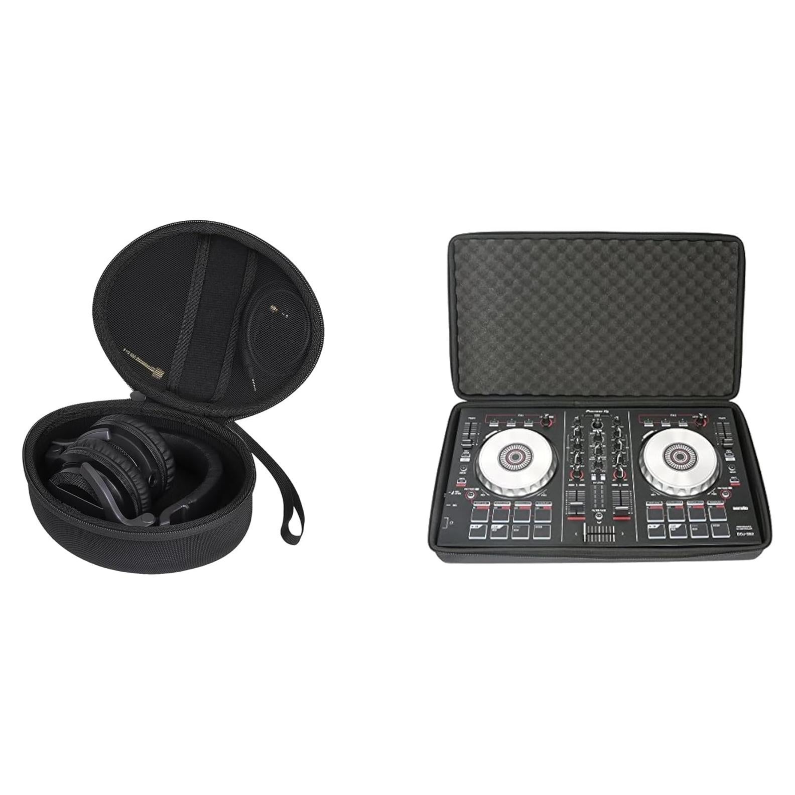 Funda Dura Khanka para Controlador DJ Pioneer DDJ-FLX4 y Auriculares