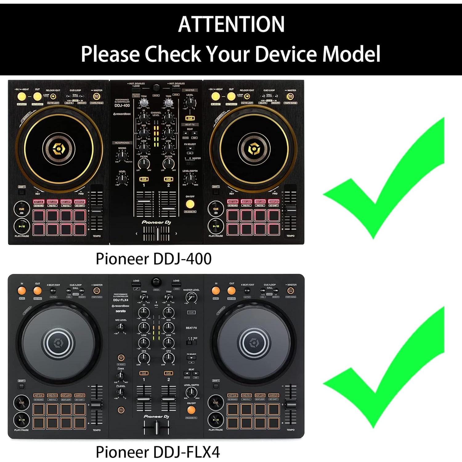 Funda Dura Khanka para Controlador DJ Pioneer DDJ-FLX4 y Auriculares