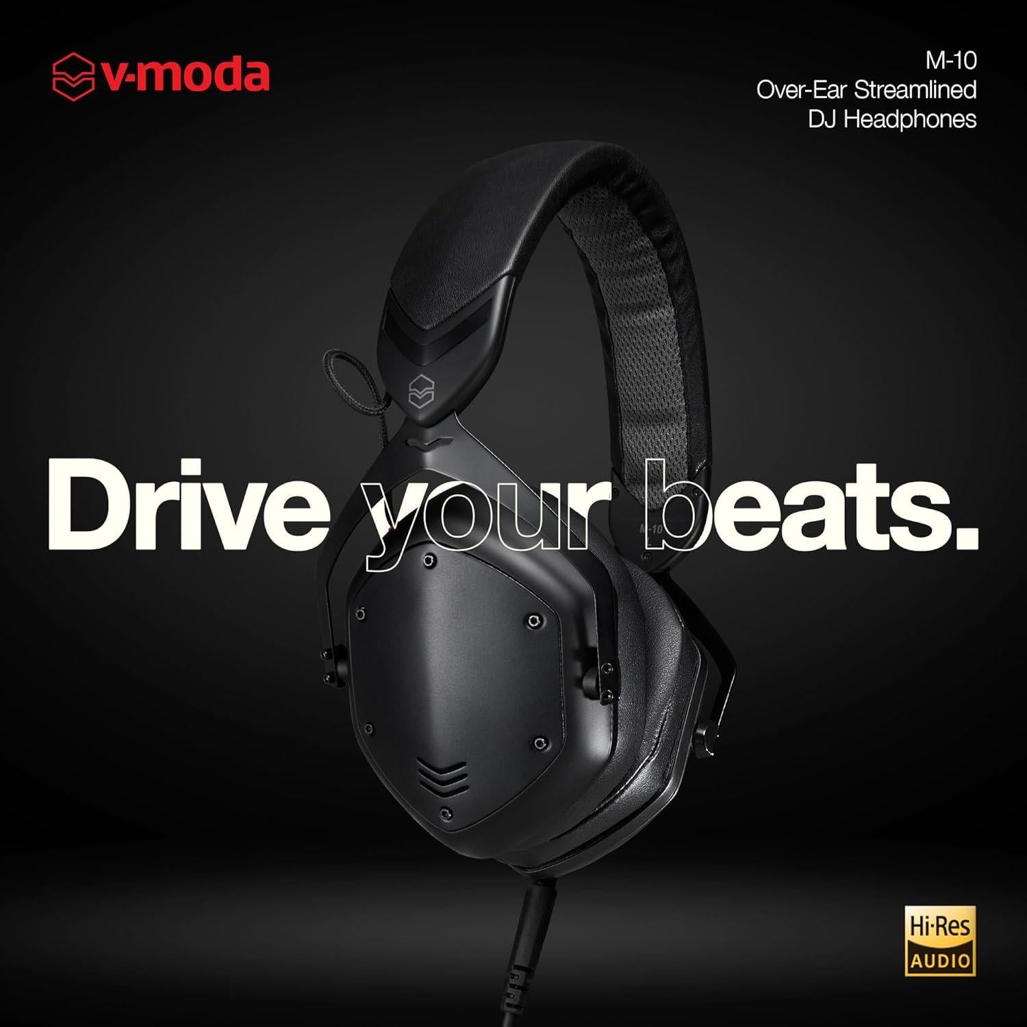 Auriculares DJ V-Moda M-10 Diadema Negro Graves Profundos