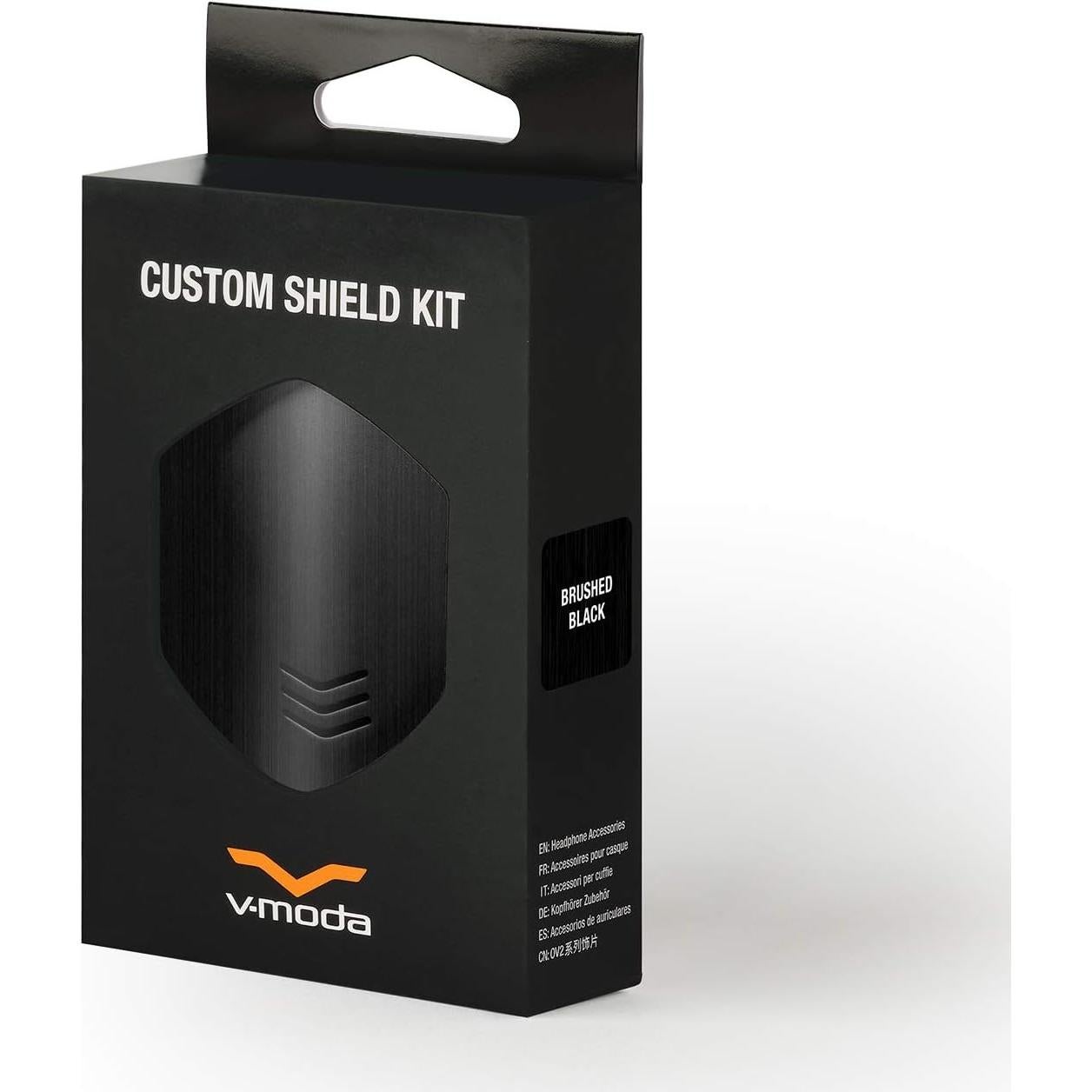 Kit de Escudos Personalizados V-MODA M-200 - Negro Cepillado