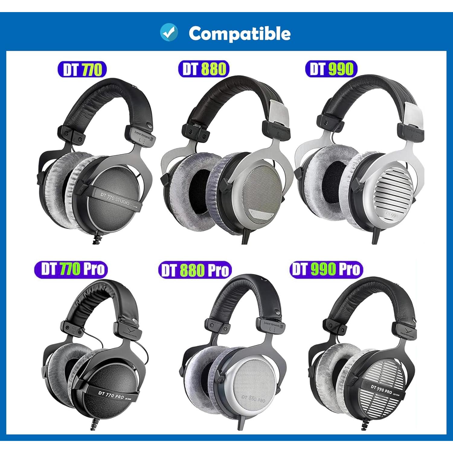 Cojines de oído DowiTech para Beyerdynamic DT770/DT990