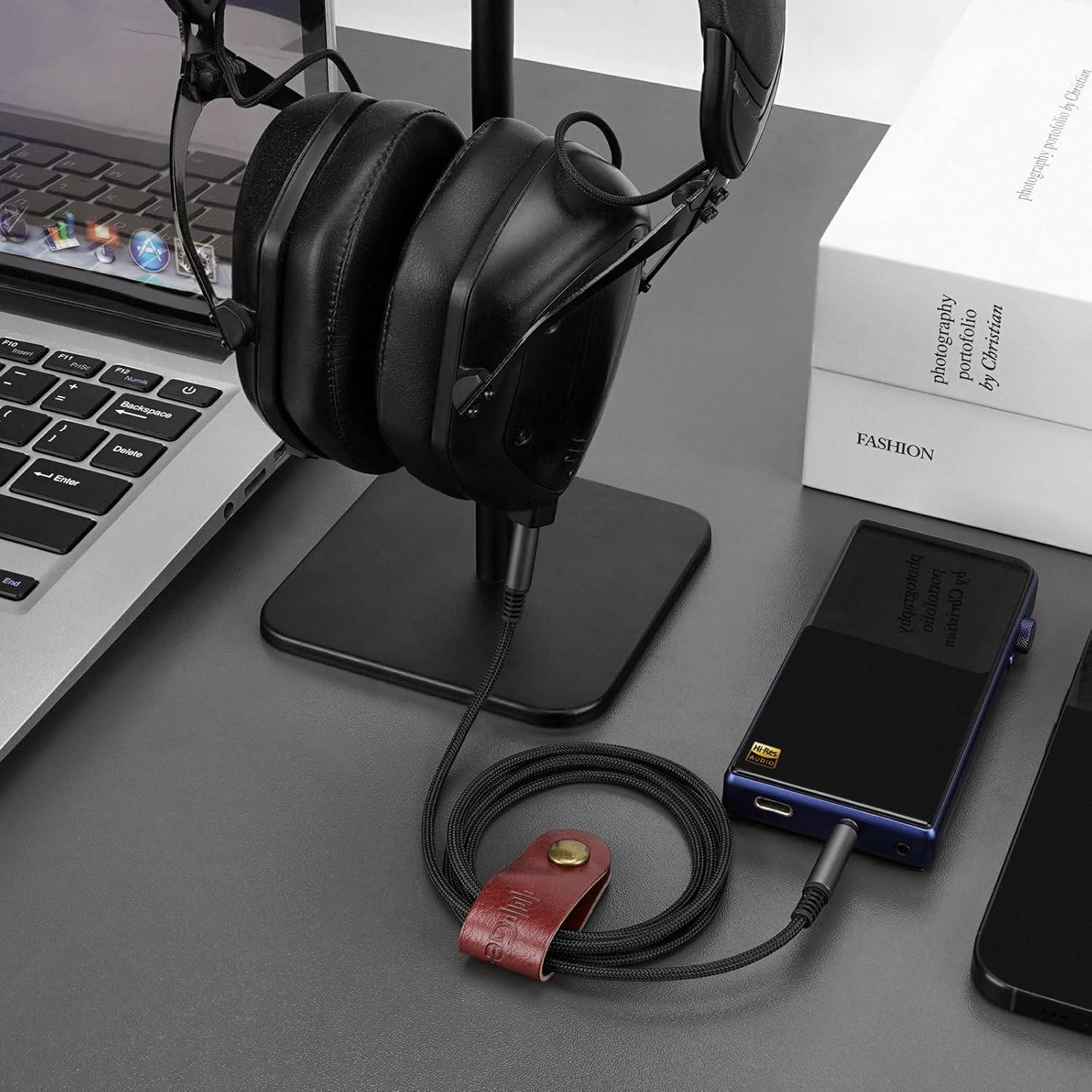 Cable de Audio GEEKRIA 3.5mm para Auriculares V-MODA 1.2m