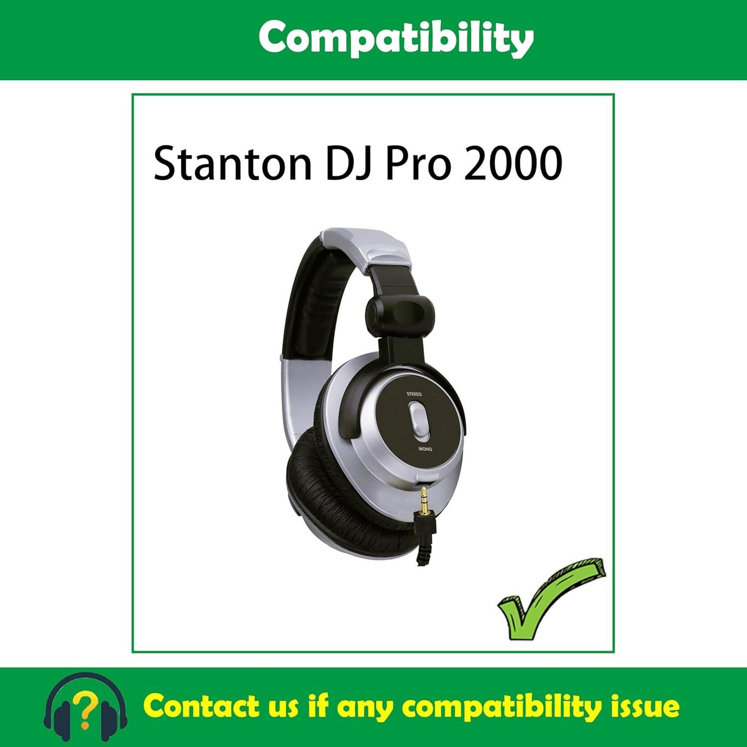 Cojines de oído ACCOUTA para auriculares Stanton DJ Pro 2000