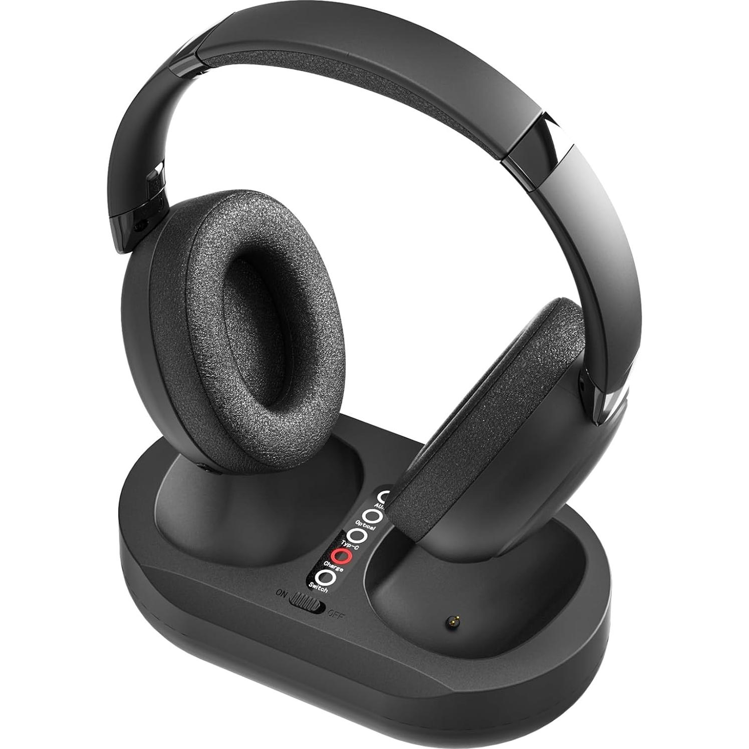 Auriculares Inalámbricos Jersonn V10 para TV - Sin Retraso, 50h Batería