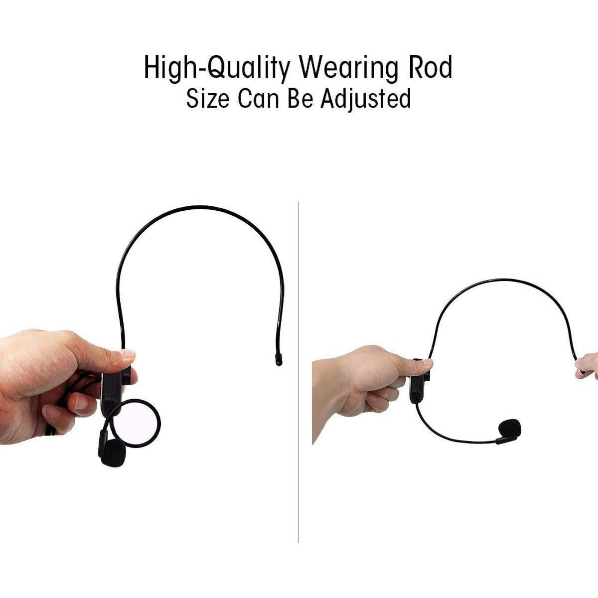 Micrófono Inalámbrico 2.4G EASJOY Auricular y Mano Recargable