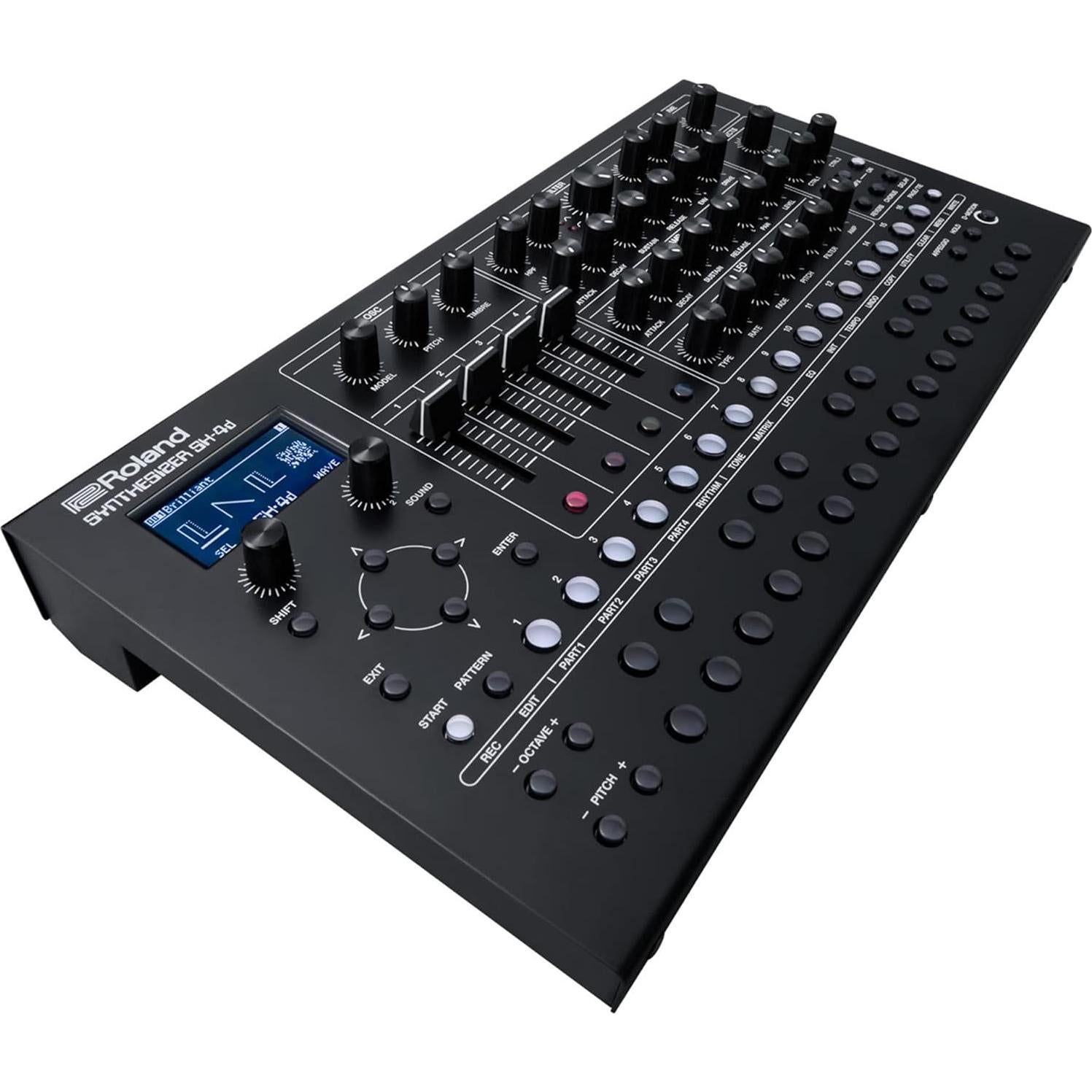 Sintetizador Roland SH-4D con Auriculares y Cable MIDI