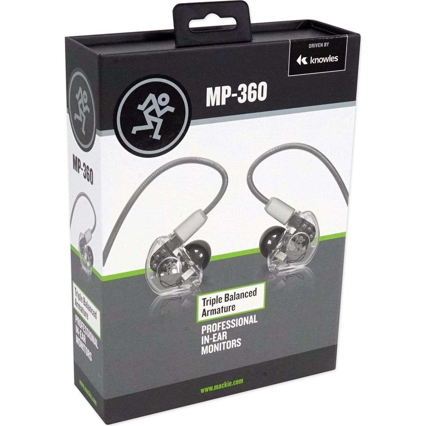 Auriculares In-Ear Mackie MP-360 Triple Armadura con Aislamiento