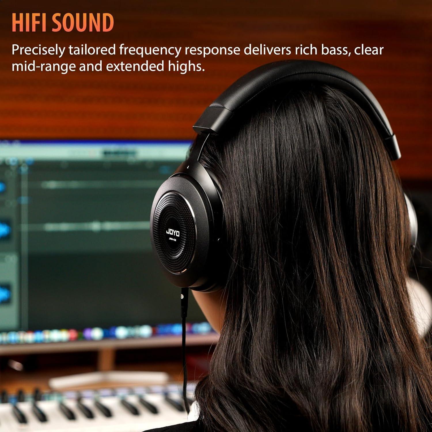 Auriculares de Monitoreo JOYO JMH-03 con Cable 3m