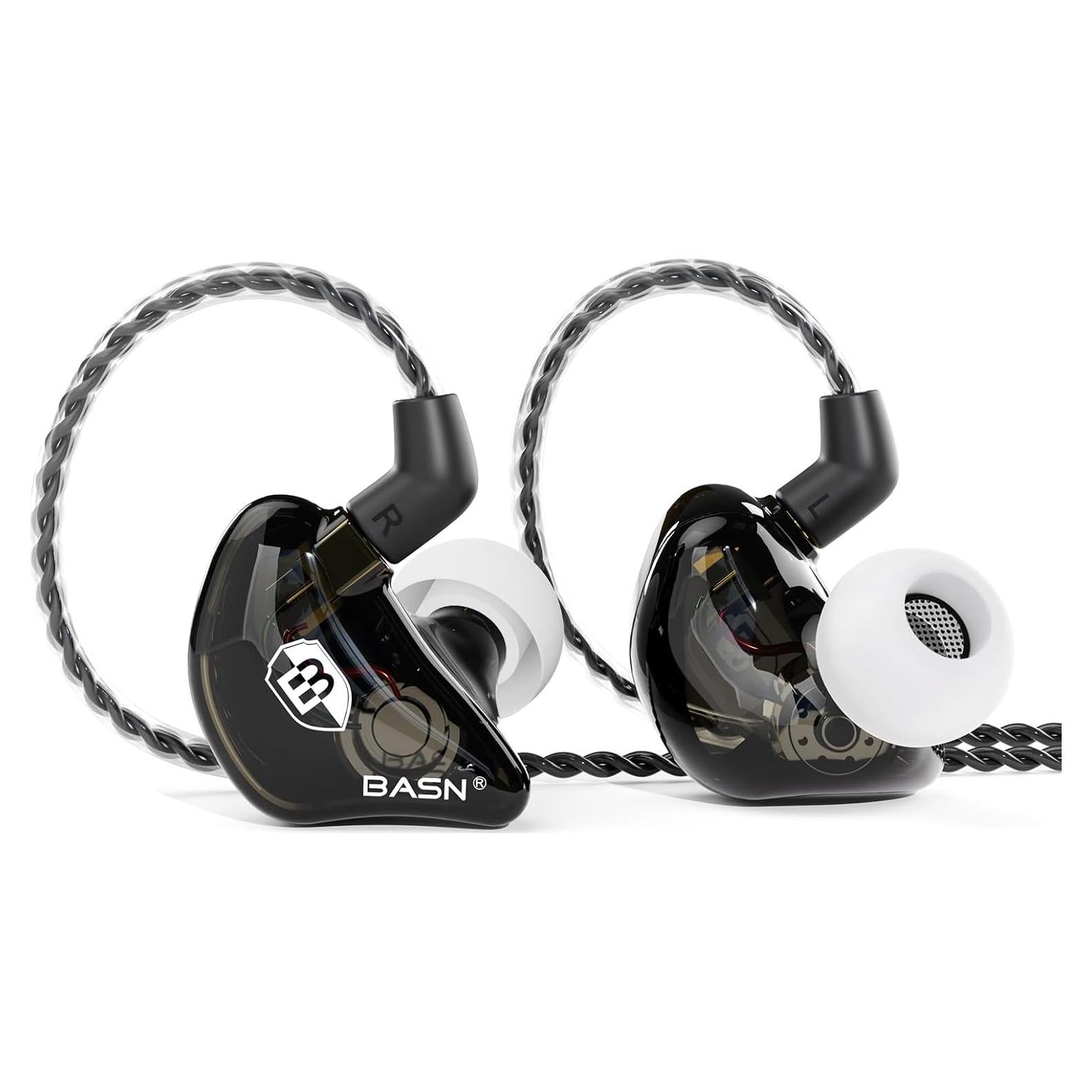 Auriculares Intrauditivos BASN Bsinger BC100 Negro - Aislamiento Sonoro