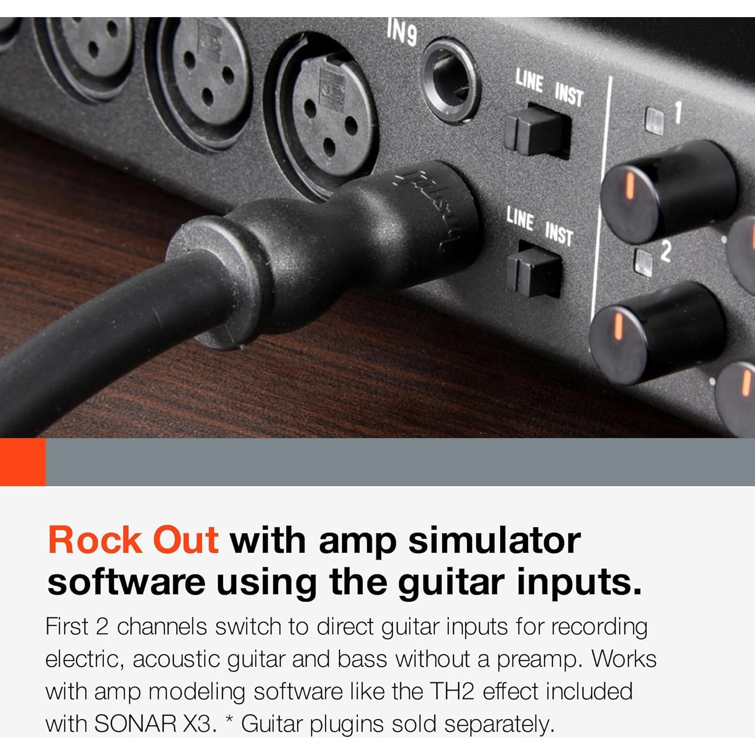 Interfaz de Audio/MIDI USB Tascam US-16x08 16 Entradas 2.77 kg