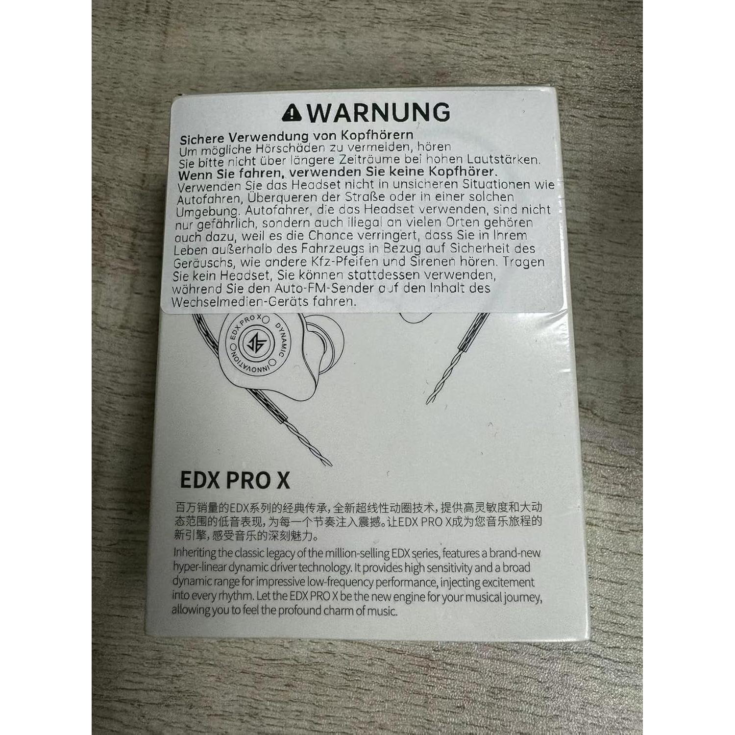 Auriculares In-Ear KZ EDX Pro X HiFi con Cable Desmontable