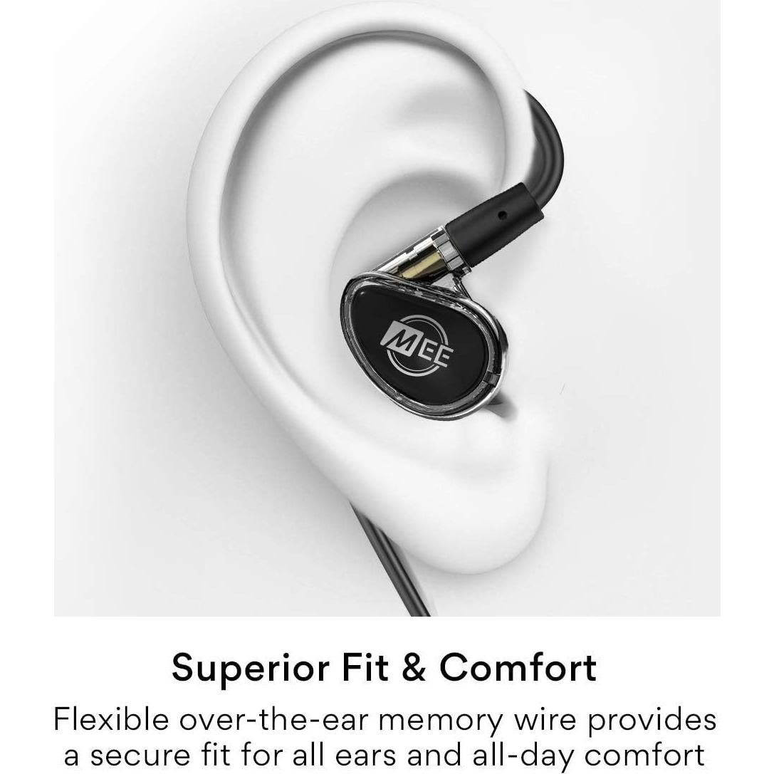 Auriculares In-Ear MEE audio MX2 PRO Doble Controlador Negro