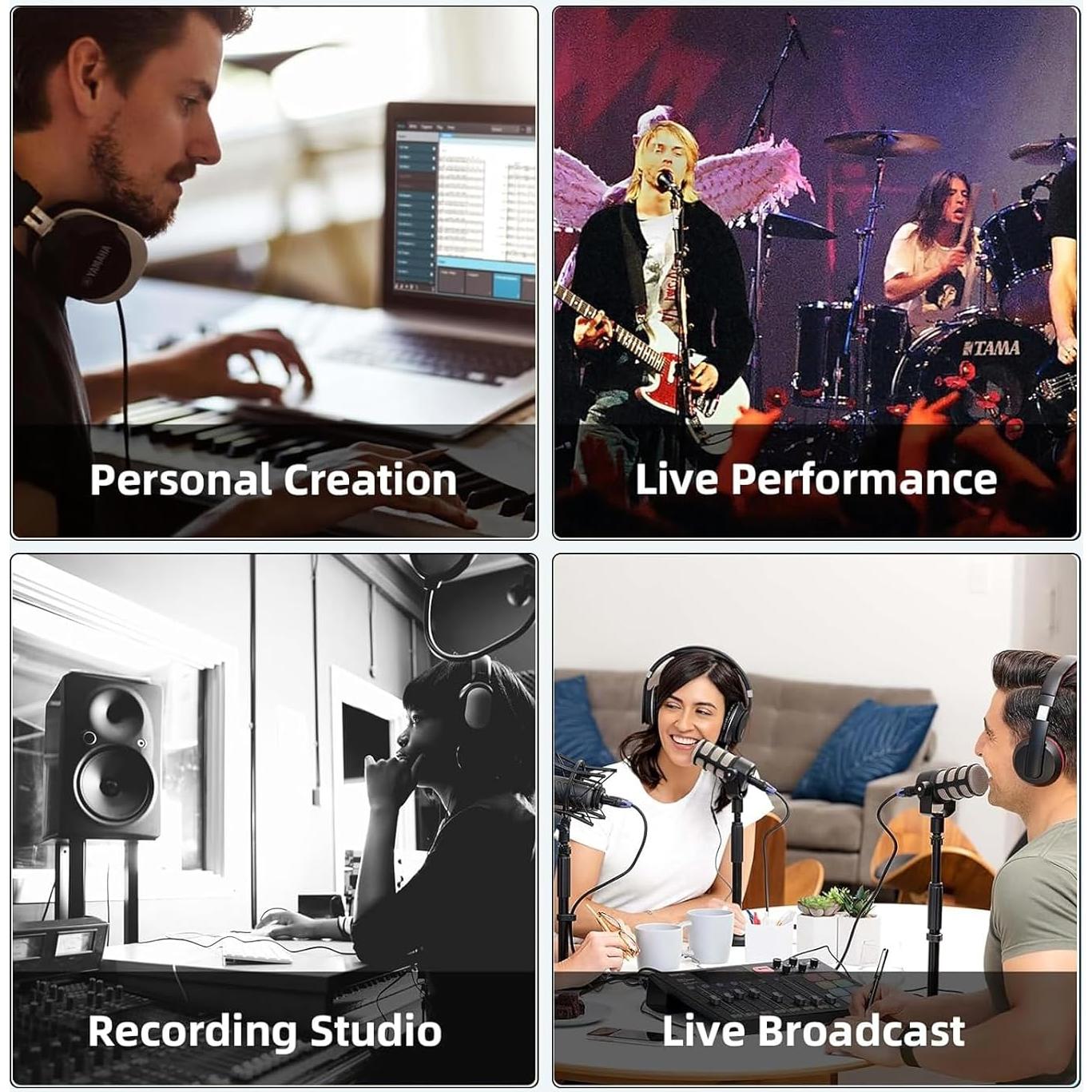 Amplificador de Auriculares STABCL S-800 8 Canales Estéreo