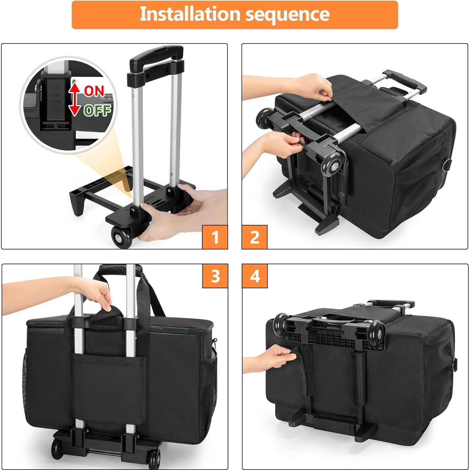 Bolsa de archivo para cables de DJ Trunab 52.6x26.4x28.4cm