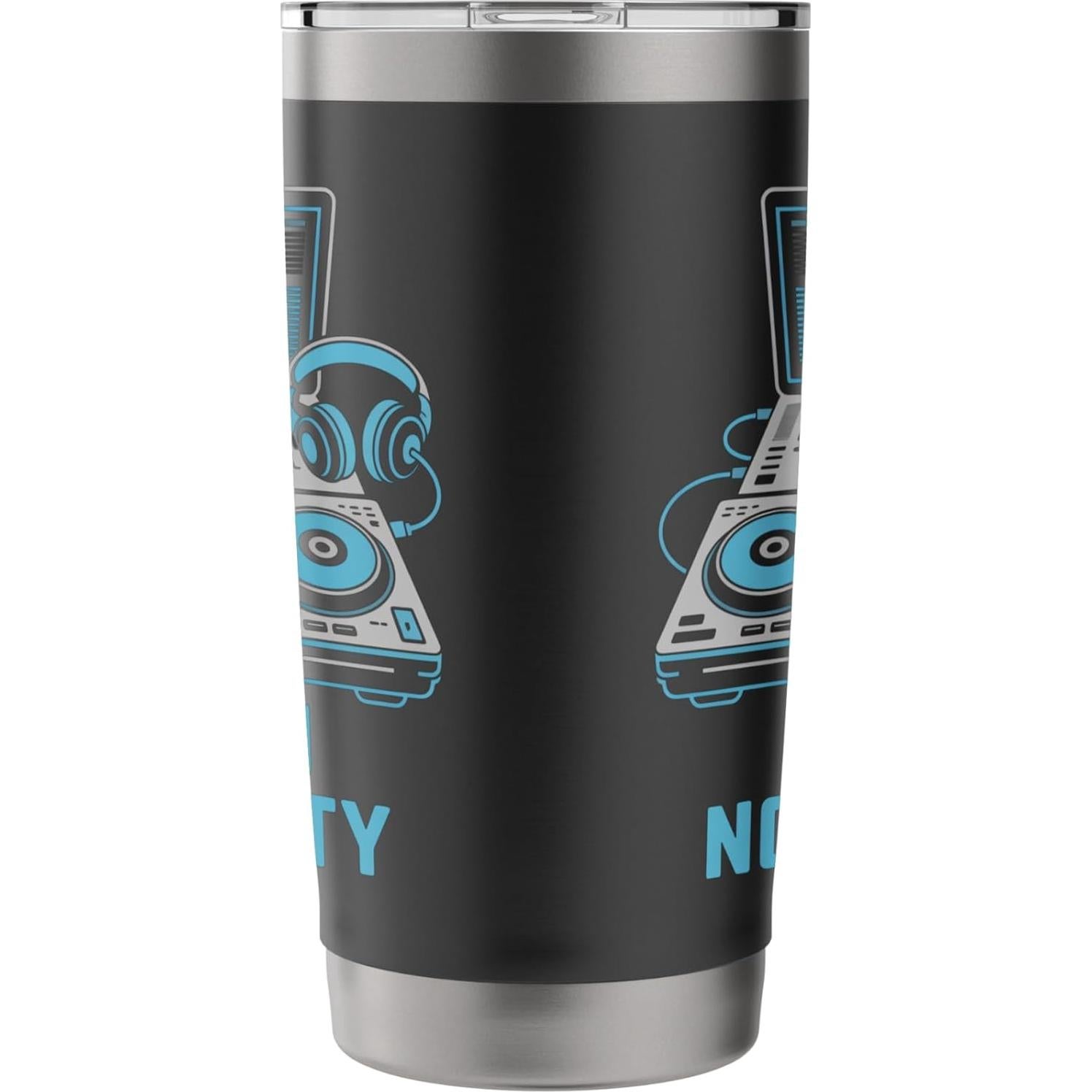 Taza Aislada de Acero Inoxidable 20 oz DJ Djane Negro