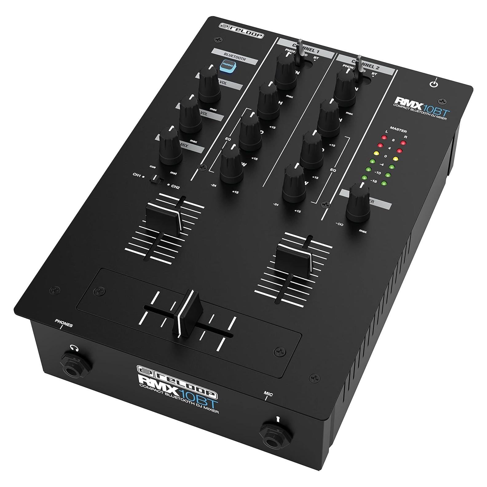 Mezclador DJ Bluetooth Reloop RMX-10BT 2 Canales Compacto