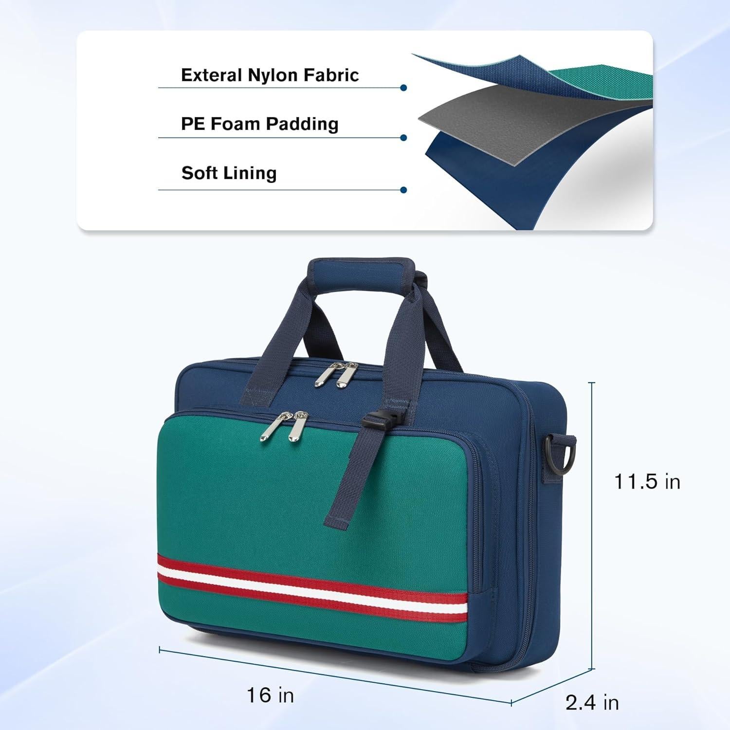 Bolsa Acolchada para Controlador DJ Deknuosport Azul 39.9x25.9cm