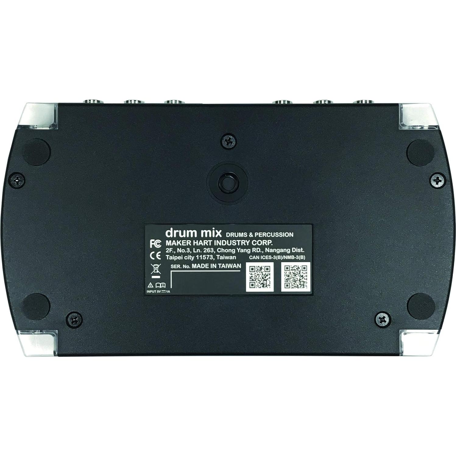 Mezclador de tambor compacto Maker Hart 6 Ch USB 24bit 96kHz