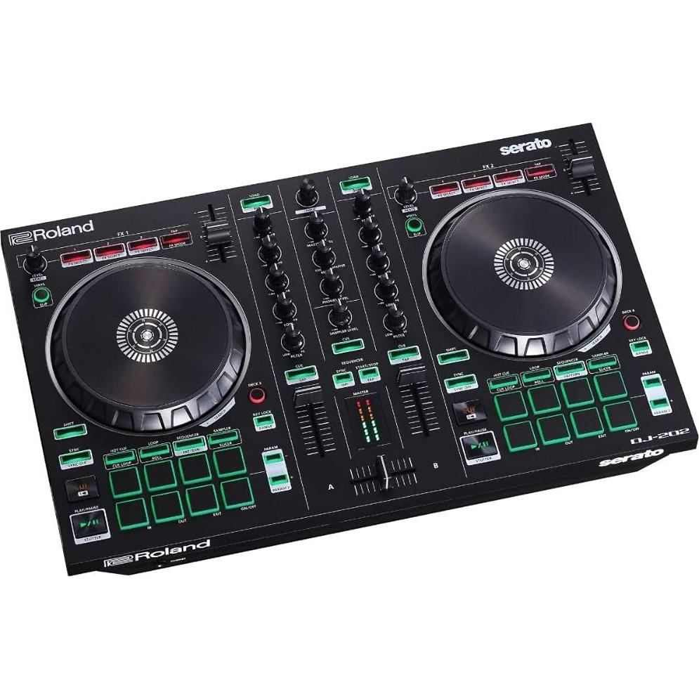 Controlador DJ Roland DJ-202 2 Canales 4 Decks Serato DJ Pro