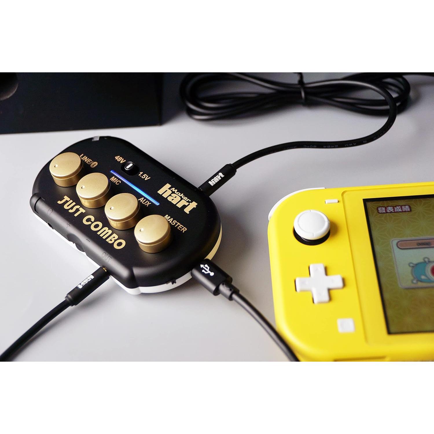 Mezclador de Audio Mini Maker Hart Just Combo 3 Canales