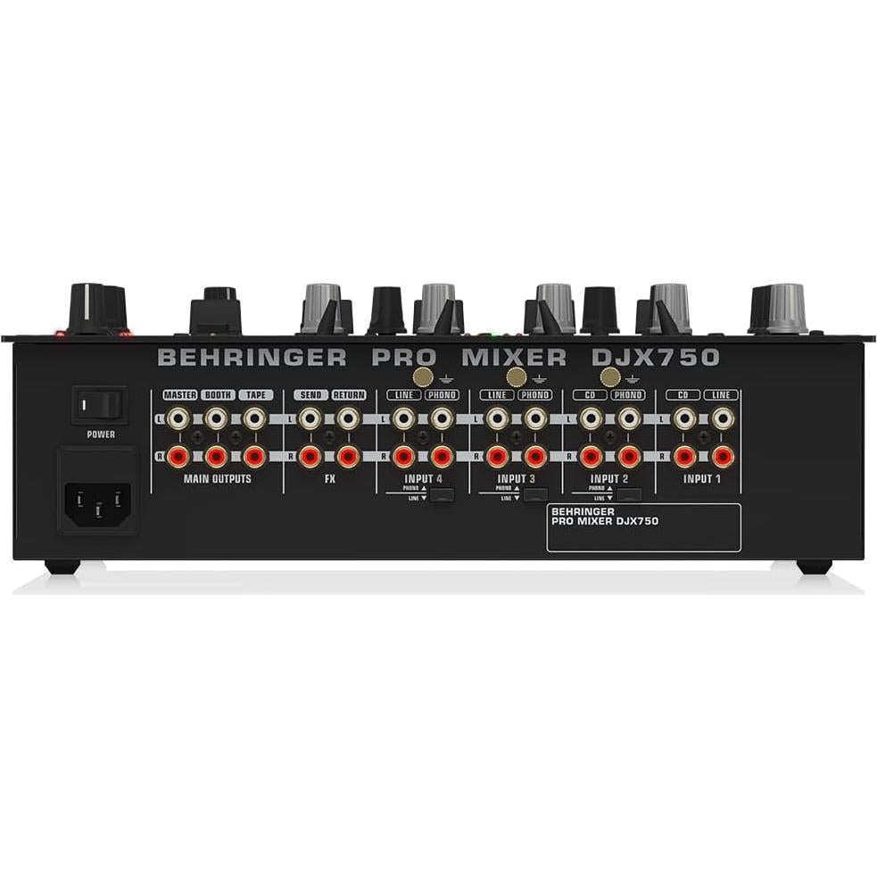 Mezclador DJ Profesional Behringer DJX750 5 Canales Efectos