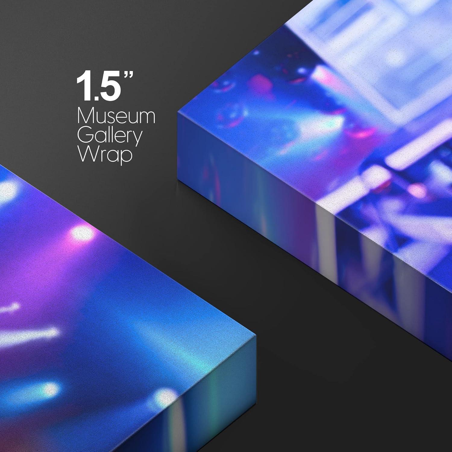 Lienzo Wall26 Arte de Pared DJ con Auriculares 45.72x30.48cm