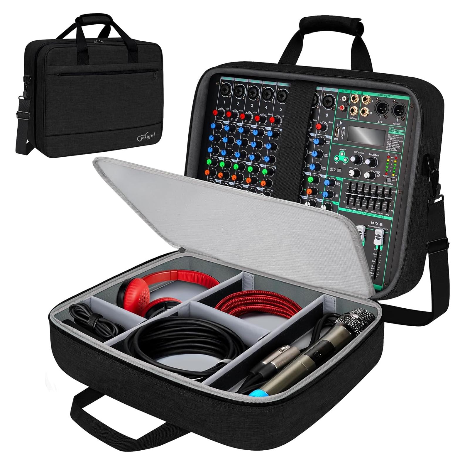 Estuche para Mezclador de Audio SNIGJAT 39.37x33.02cm Negro