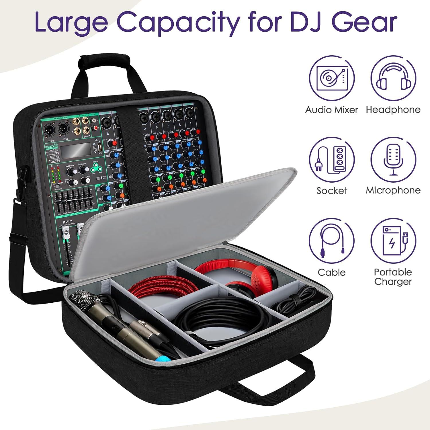 Estuche para Mezclador de Audio SNIGJAT 39.37x33.02cm Negro