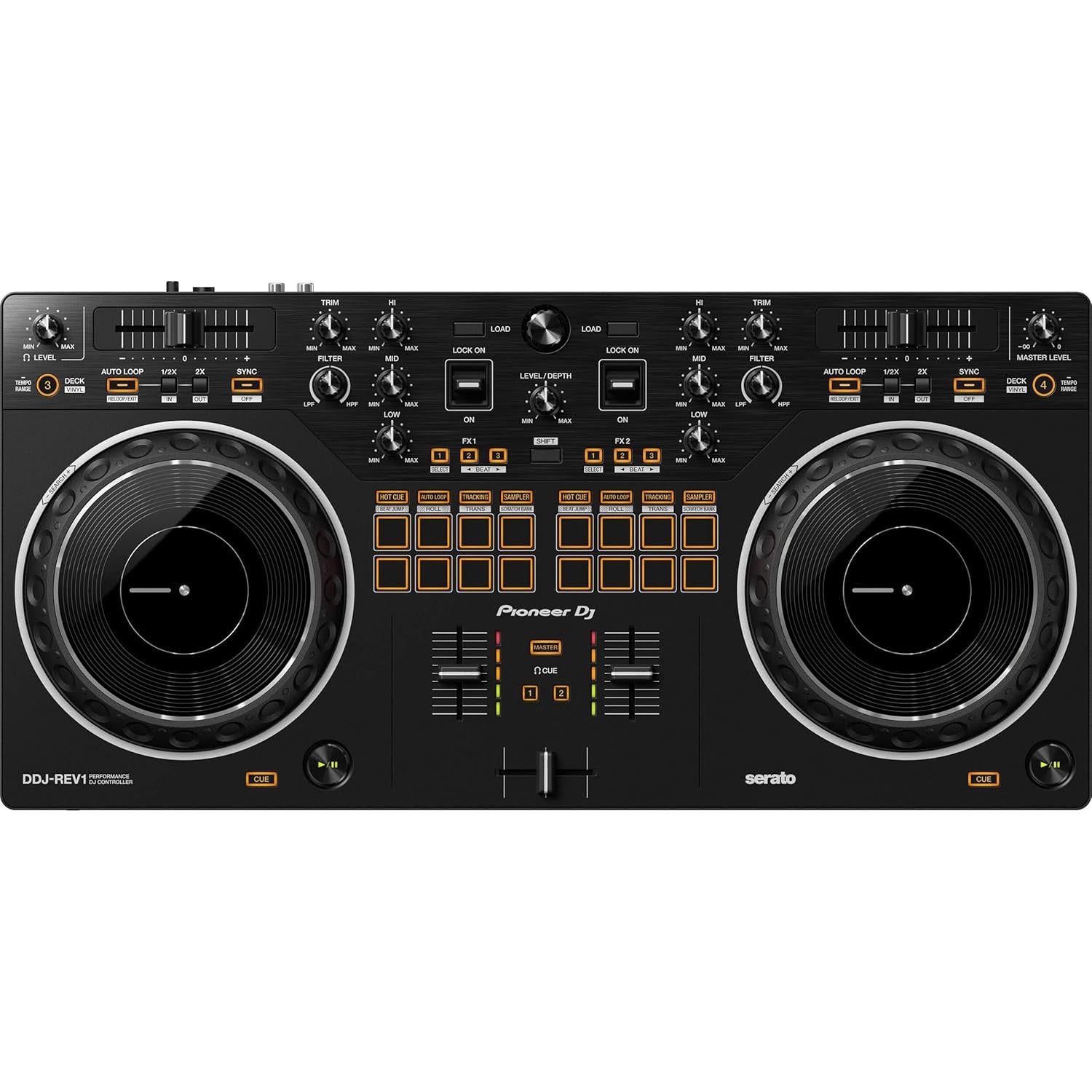 Controlador DJ Pioneer DDJ-REV1 + Auriculares StreamEye + Paño
